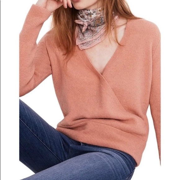 Madewell Sweaters - Madewell V-Neck Wrap Sweater